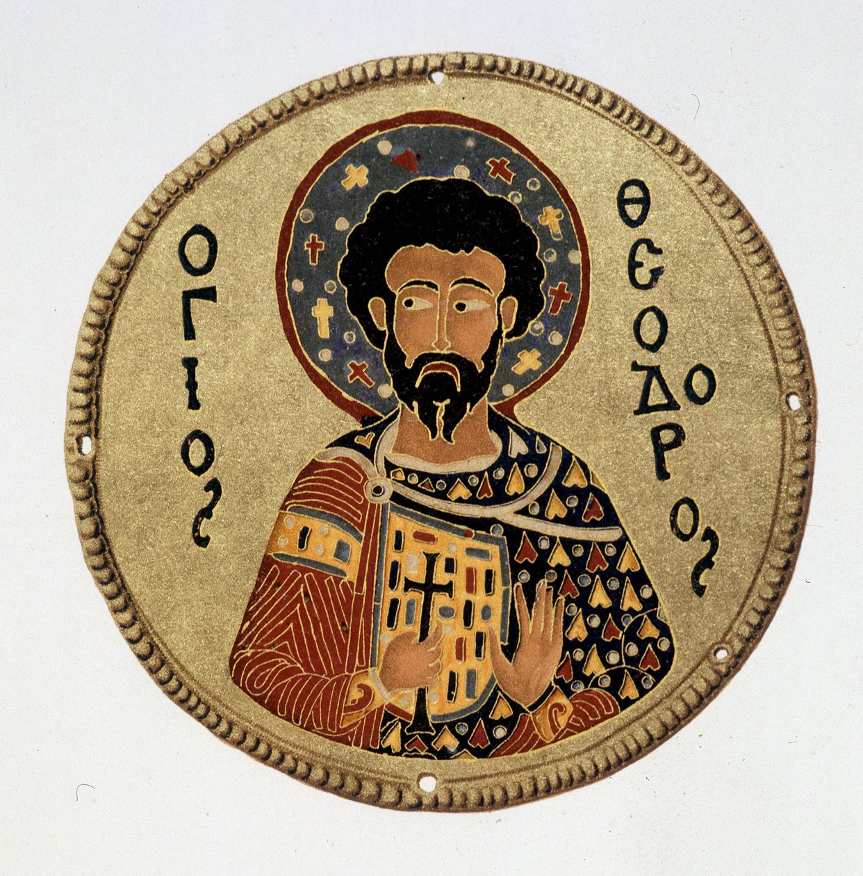 São Teodoro (Teodoro) - in Fac simile in "História e monumentos dos emal bizantinos" de N Kondakow de Byzantine Byzantine