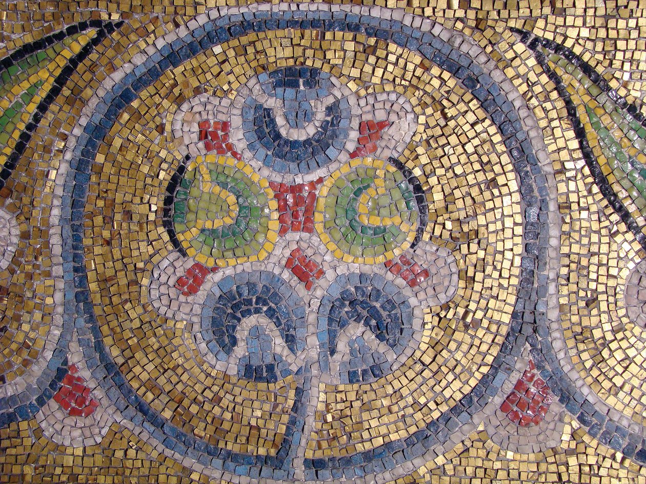 Detalhe do ornamento de Byzantine Byzantine