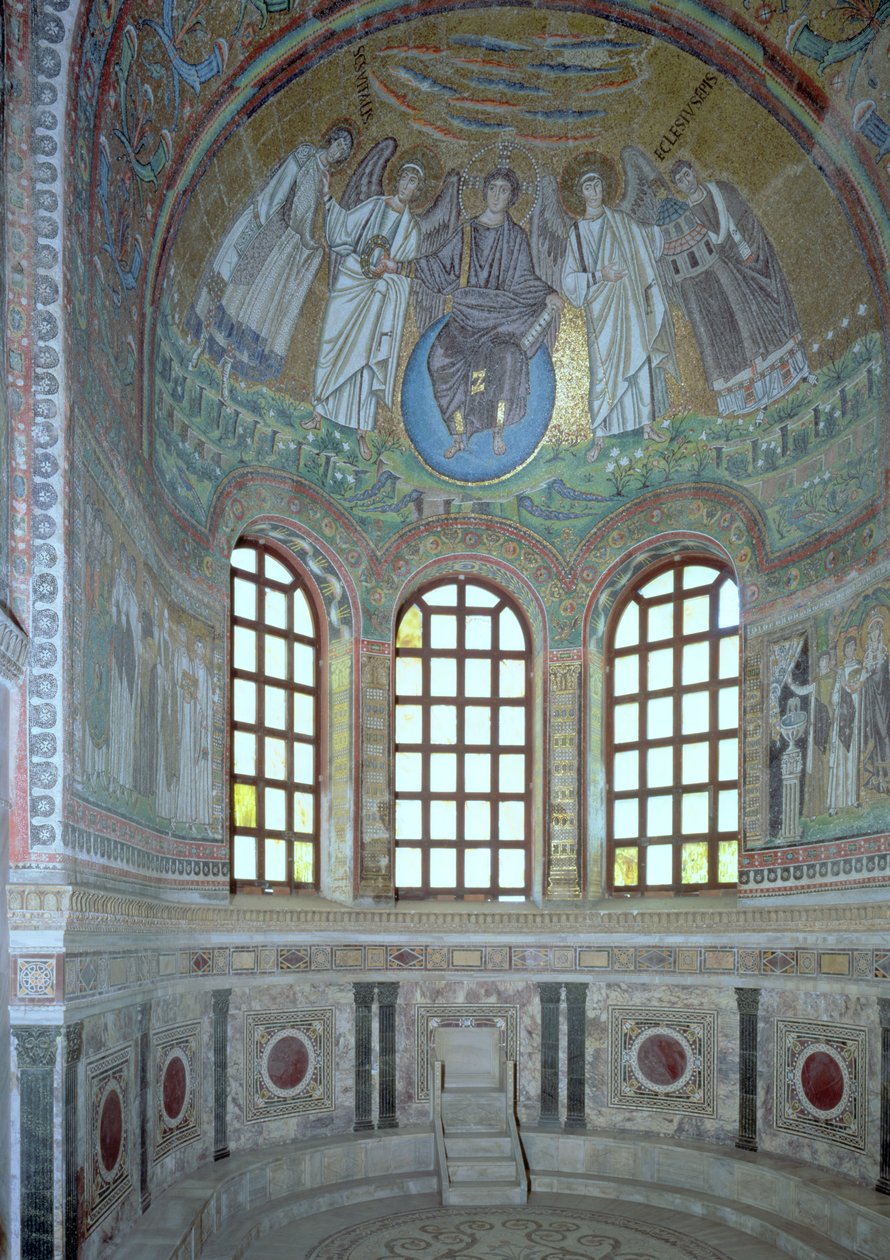 Interior da abside, 6o século de Byzantine School