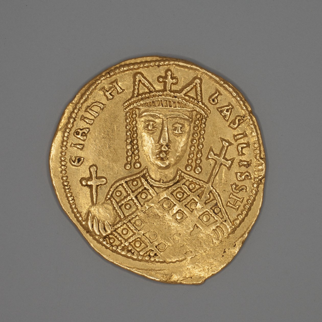 Solidus da Imperatriz Irene, 797-802 (ouro) de Byzantine School