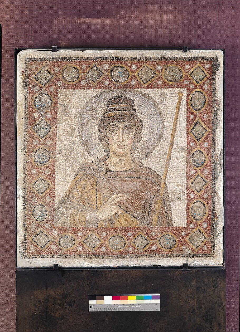 A Senhora de Cartago (mosaico) de Byzantine School