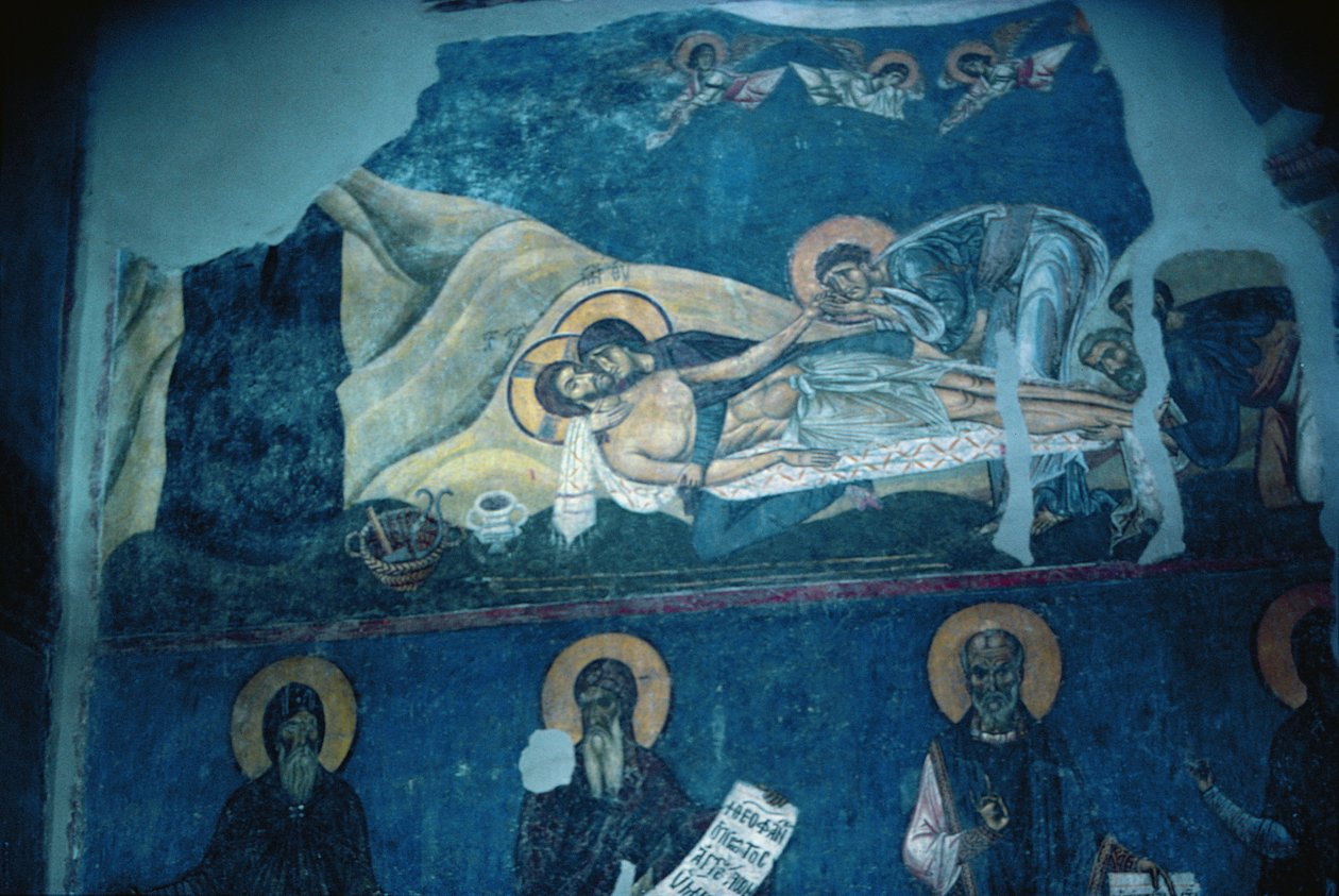 A Lamentação, c.1164 de Byzantine School