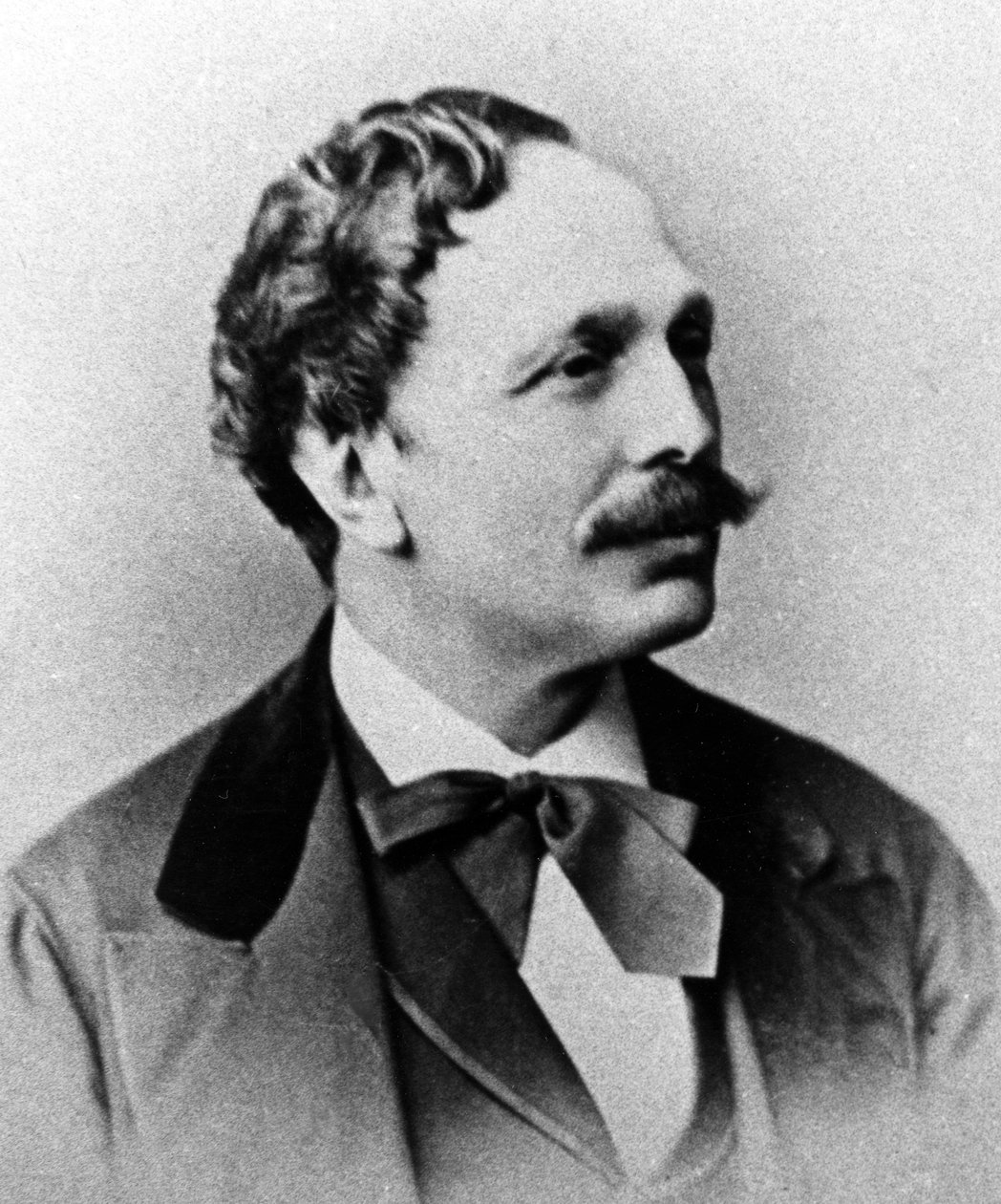 Carte-de-visite de Marius Petipa, foto de c.1860s-70s bw de C. Bergamasco