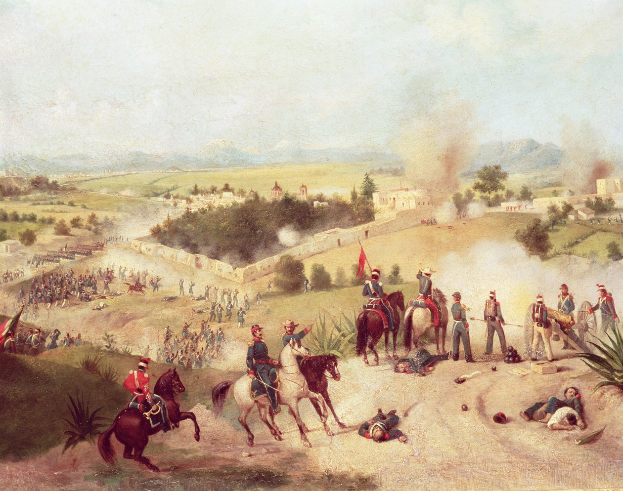 A Batalha de Molino del Rey, 8 de setembro de 1847 de C. Escalante