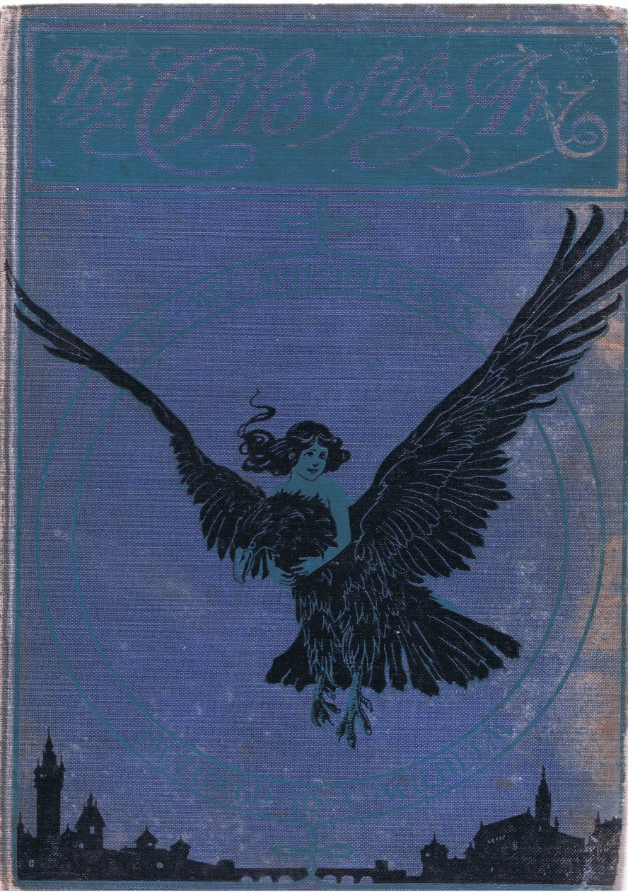 Design da capa, do pub The Child of the Air.by Duckworth, 1910 de C. Wilhelm
