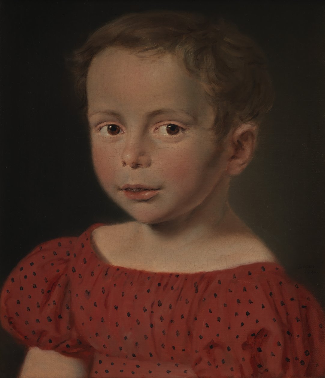 Retrato de criança de C.A. Jensen