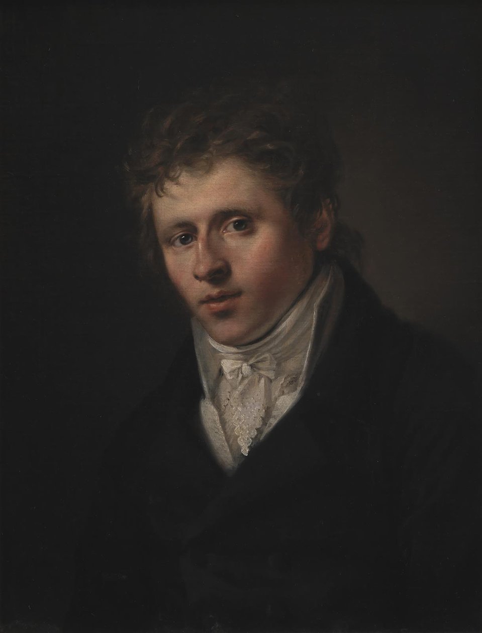 Retrato do pintor Johan Christian Dahl de C.A. Jensen