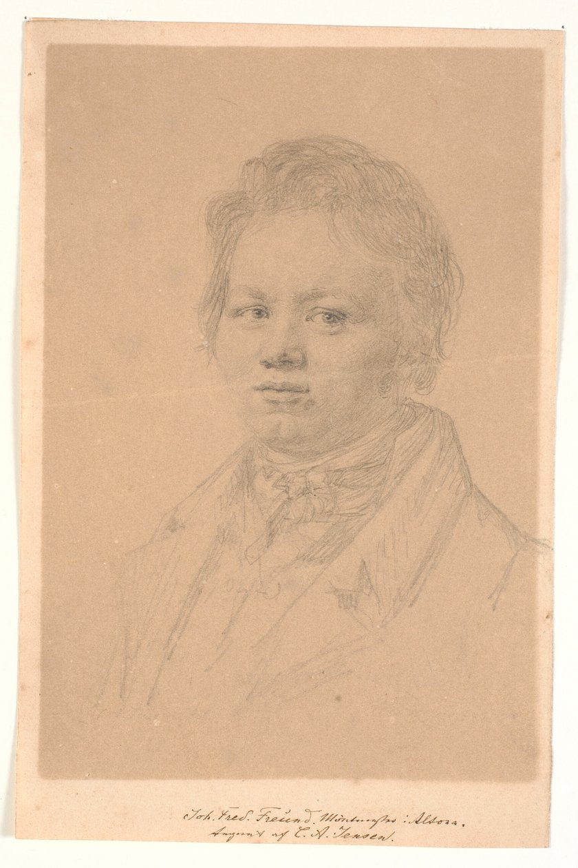 Retrato do mestre da hortelã J.F. amigo de C.A. Jensen