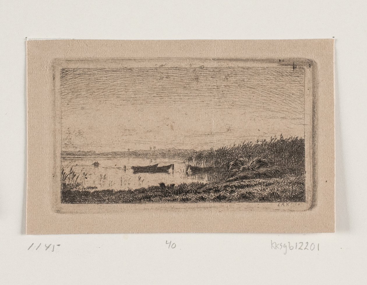 No lago Maribo de C.A. Kølle