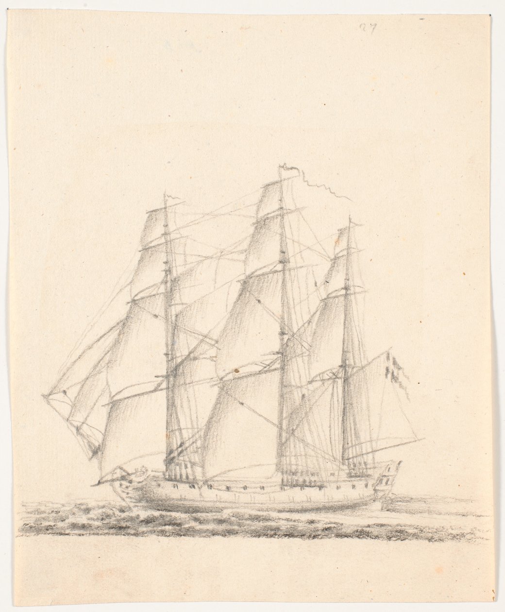 Navio da Marinha a pleno vapor de C.A. Lorentzen