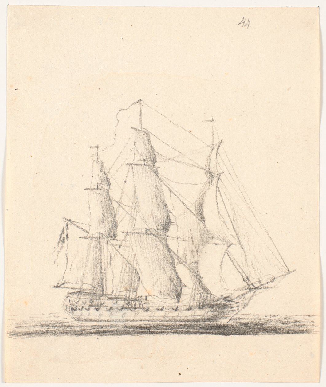 Navio da Marinha a pleno vapor de C.A. Lorentzen