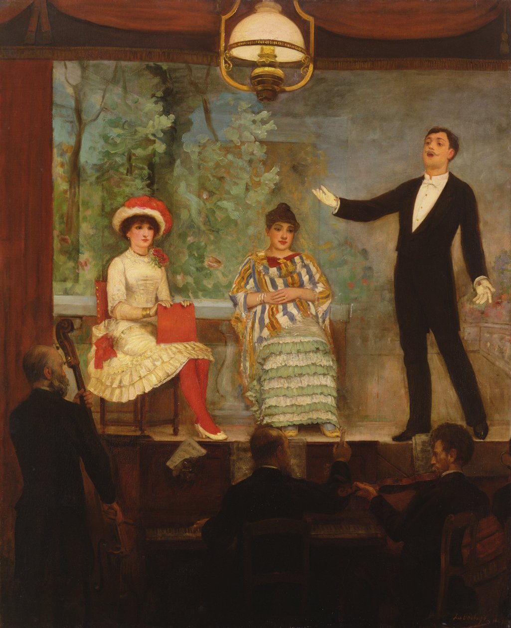 O Café Chanting, 1889 de C.A. Paul de la Boulaye