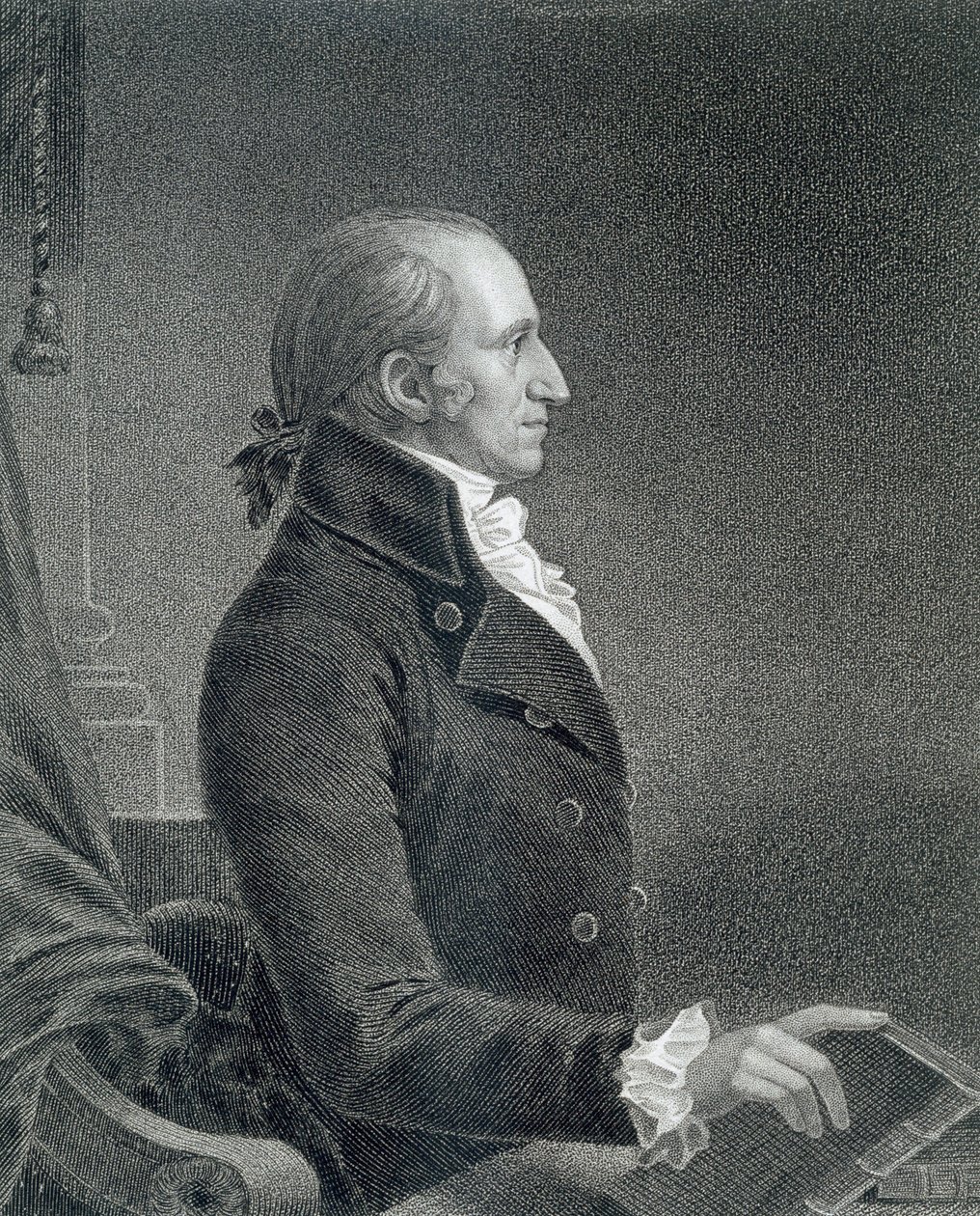 General James Jackson, gravado por William A. Wilmer (c.1820-55), após uma cópia da pintura original de James Barton Longacre (1794-1869) de C.B.J.F. de Saint Memin