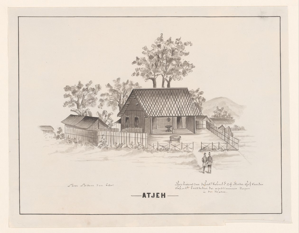 Atjeh de C.D. Wulf (signed by artist)