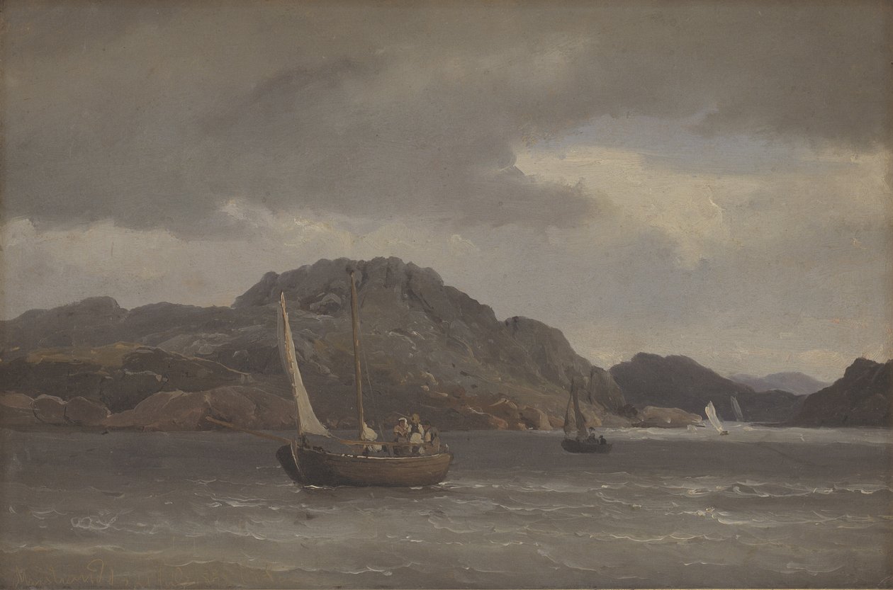 Os Skerries em Marstrand. Suécia de C.F. Sørensen
