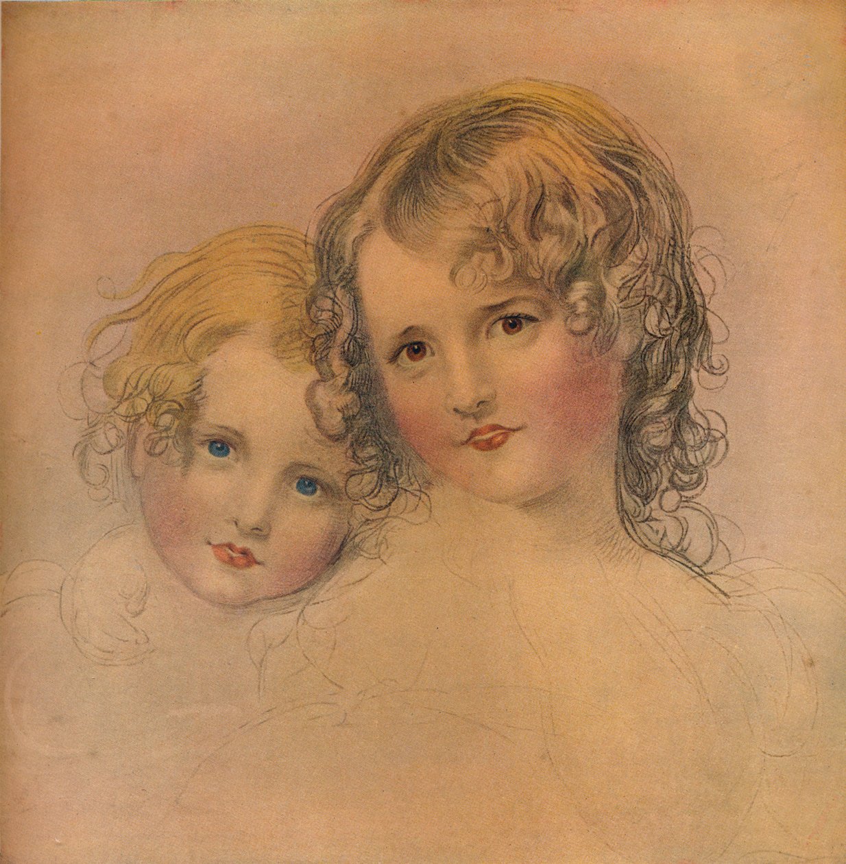 As Crianças Calmady, c1823, 1916 de CG Lewis