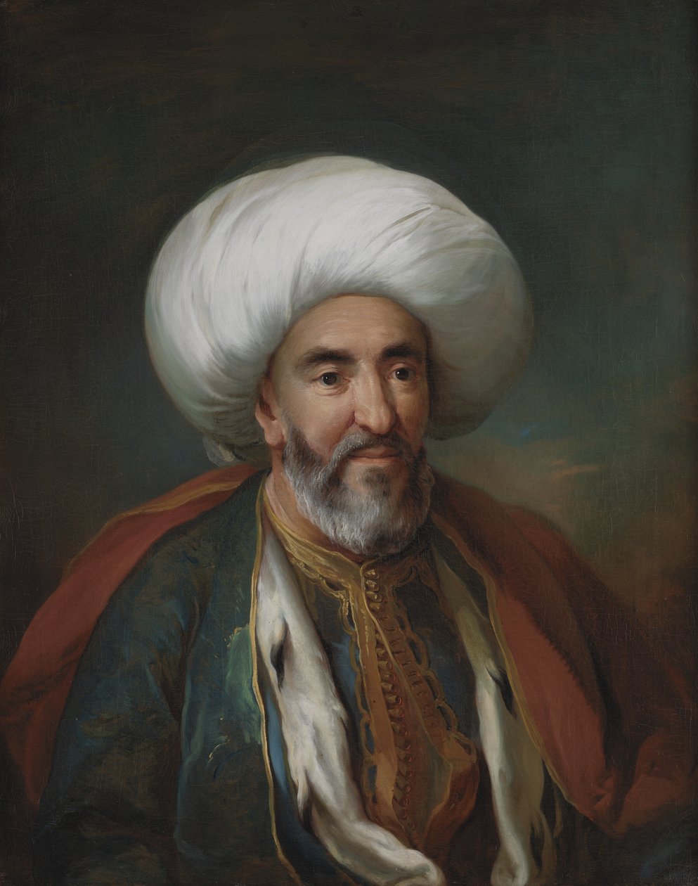 Retrato de Mahmoud Agas, embaixador de Trípoli de C.G. Pilo