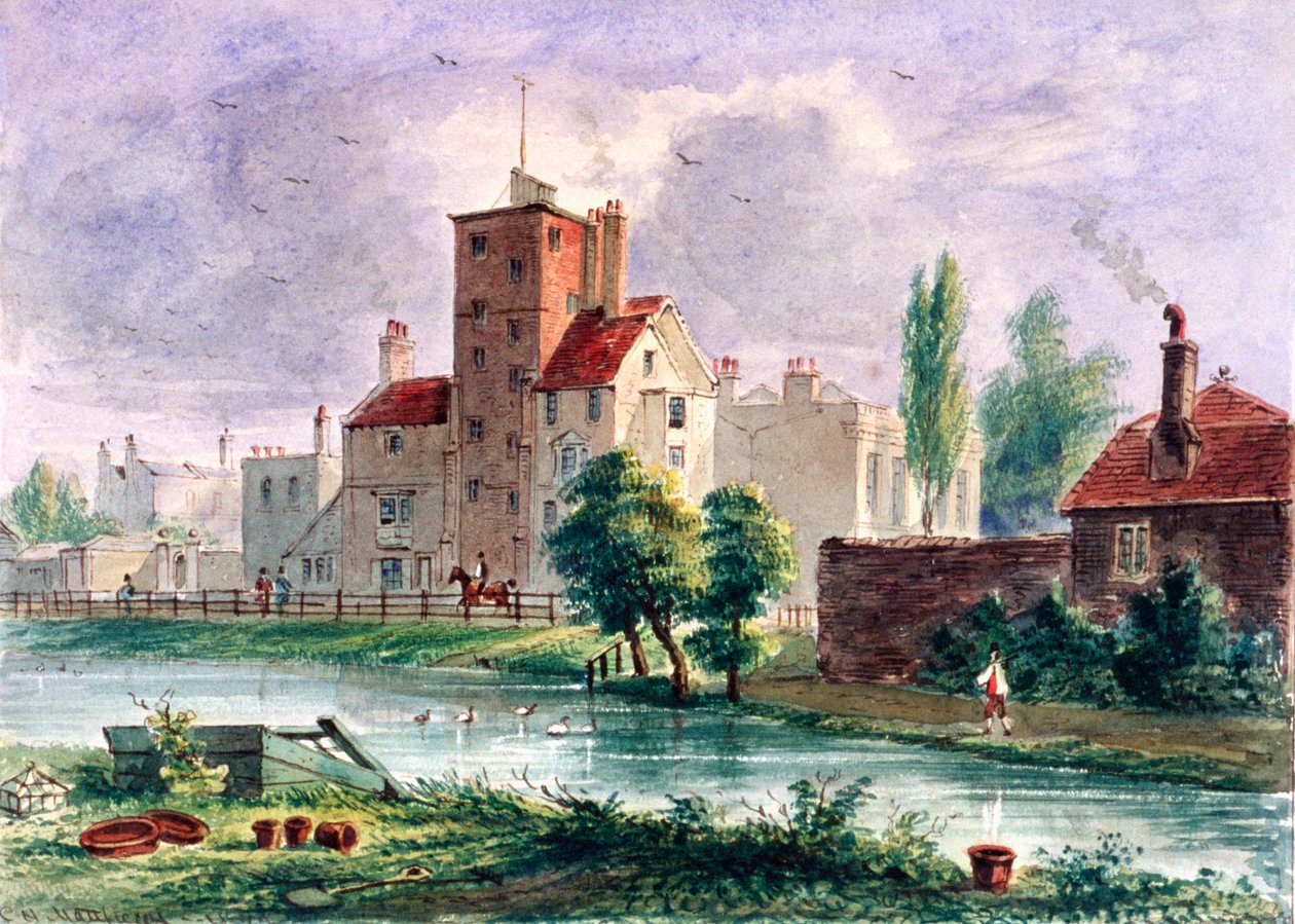 Canonbury House, Islington, Londres, 1835 de CH Matthews