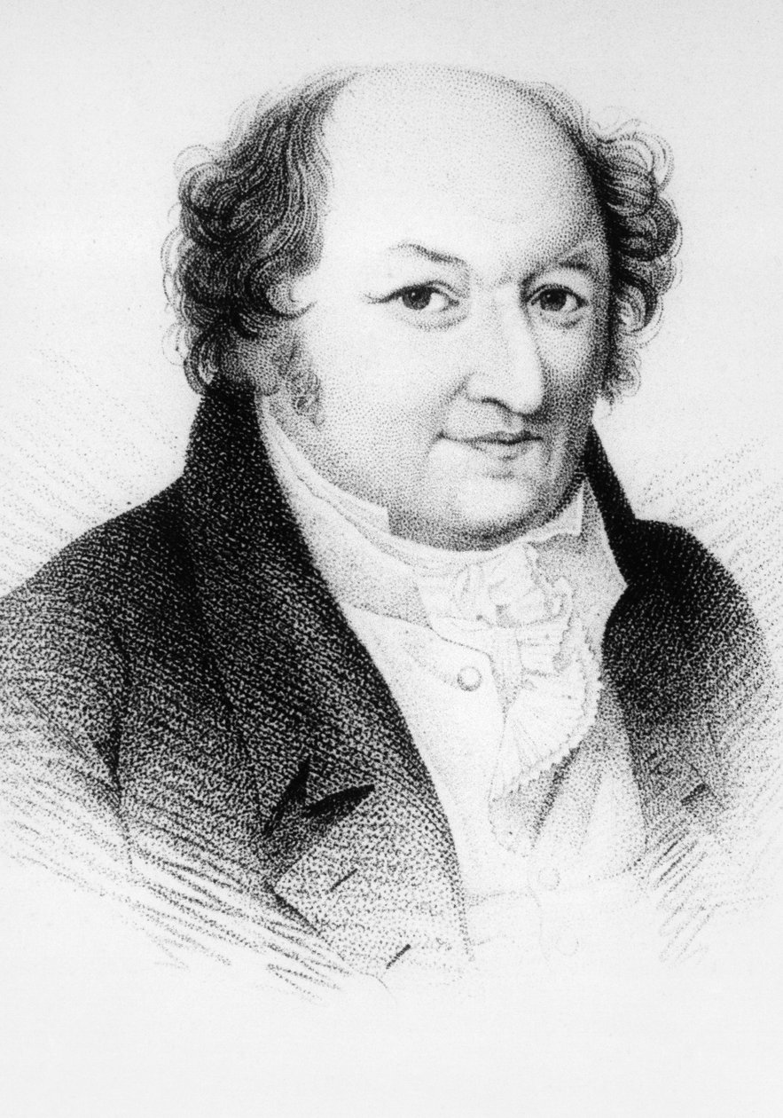 Retrato de Aleksandr Aleksandrovic Sachovskoj (1777-1846), dramaturgo russo, gravura de Russkaya Talia, antologia de Faddey Venediktovich Bulgarin, publicada em 1825 de J.B. and Brown J. Rowbotham