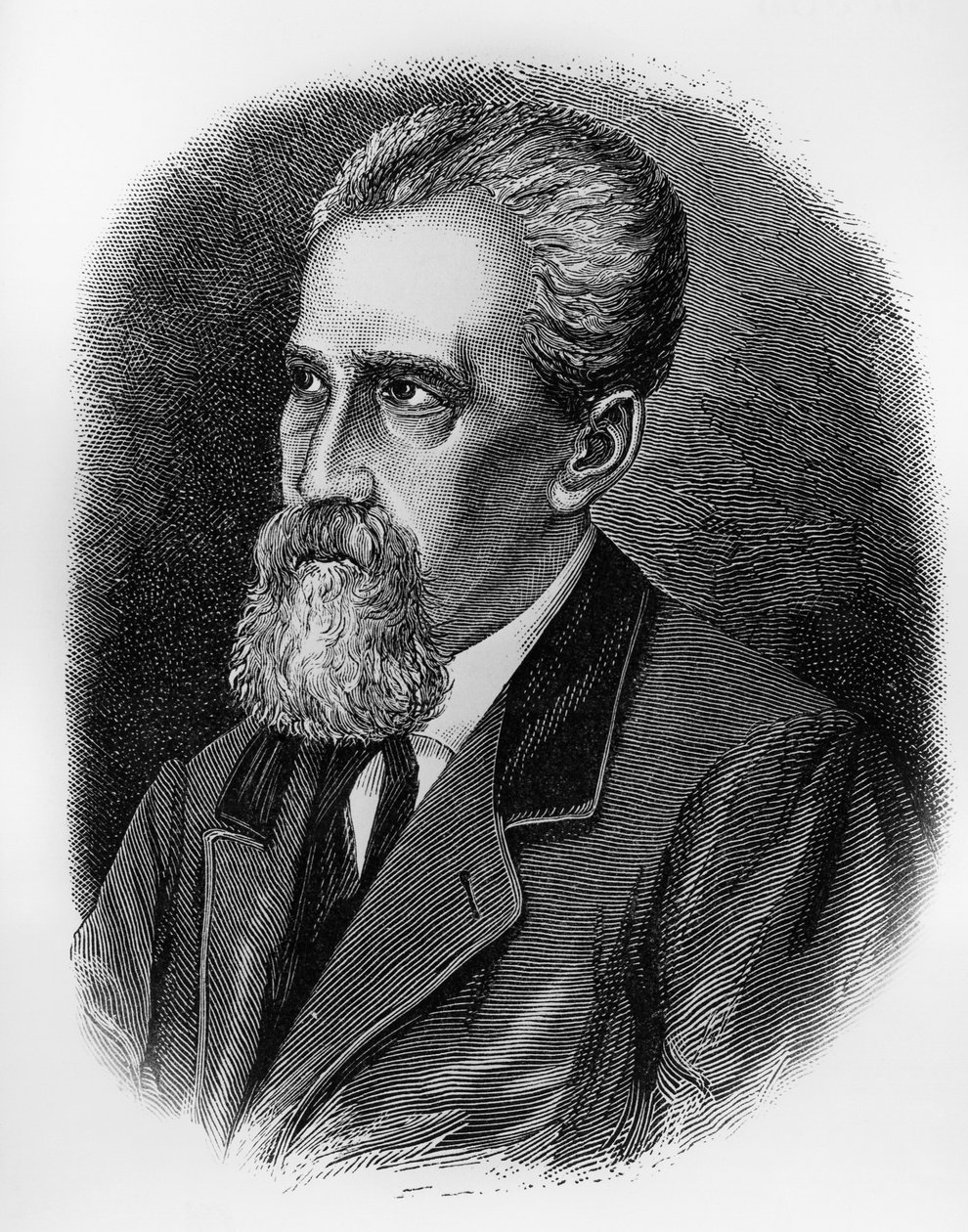 Retrato de Giuseppe Sirtori (1813-1874), soldado italiano, general, patriota e político, gravura de J.B. and Brown J. Rowbotham