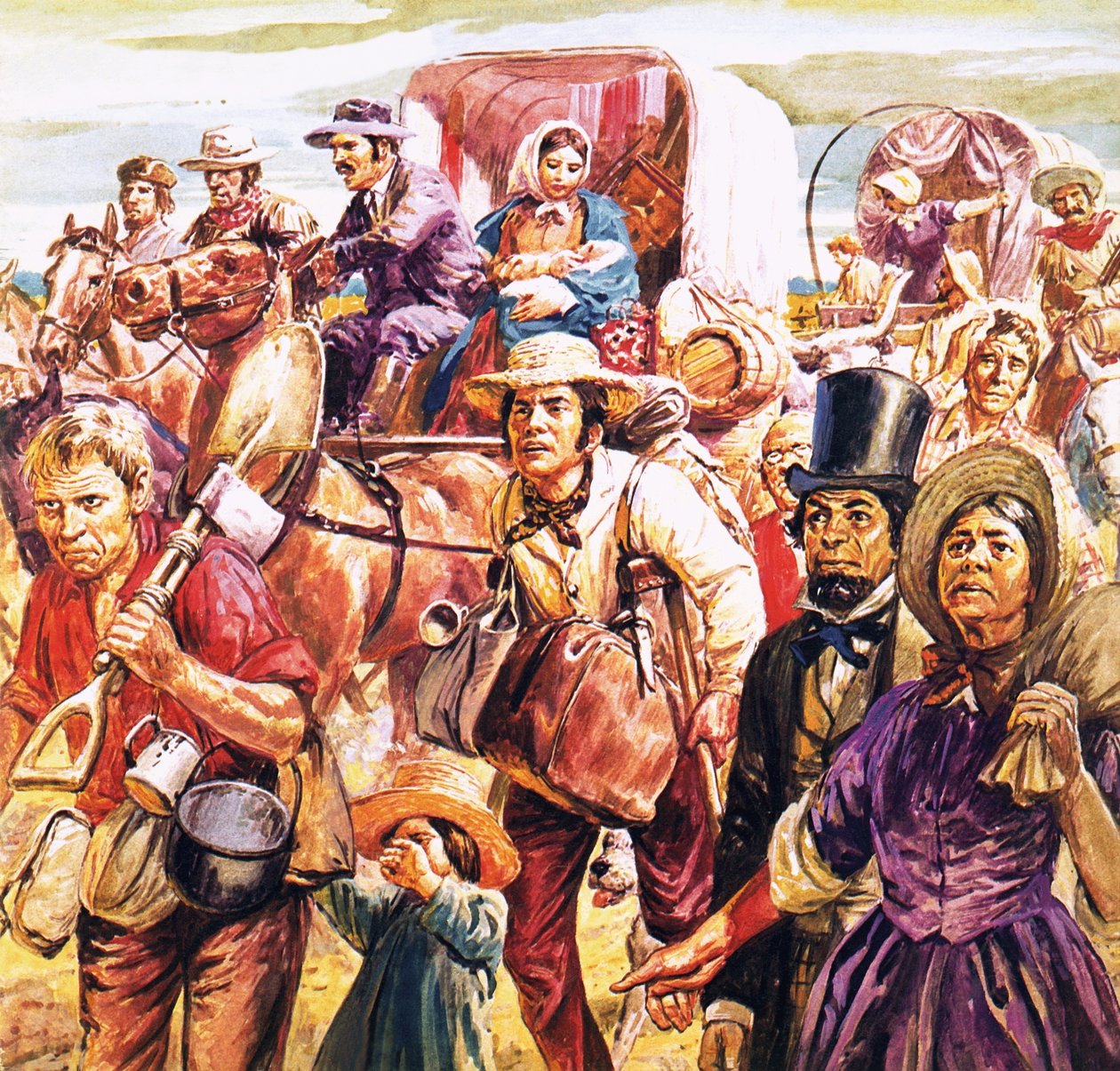 Corrida do ouro na Califórnia de C.L. Doughty
