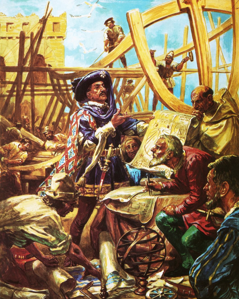 O Infante D. Henrique na escola de navegação de Sagres de C.L. Doughty