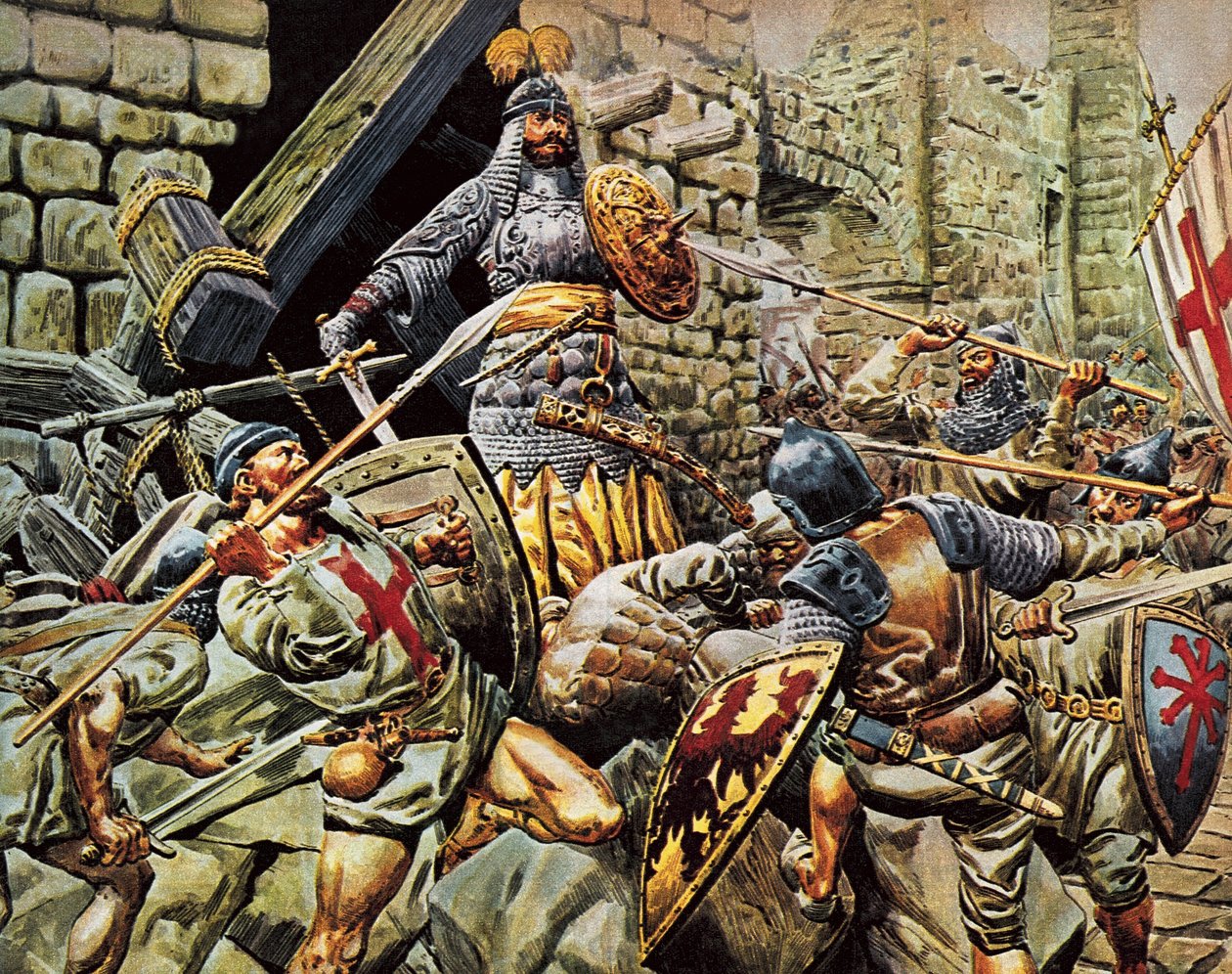 Musat nas muralhas de Cagliari, a capital da Sardenha de C.L. Doughty