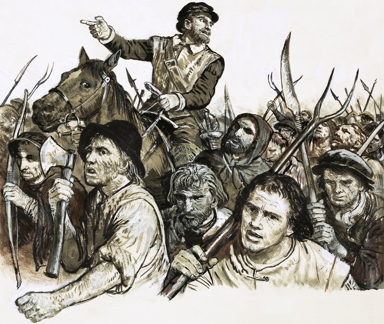 Robert Kett lidera uma revolta de camponeses de C.L. Doughty