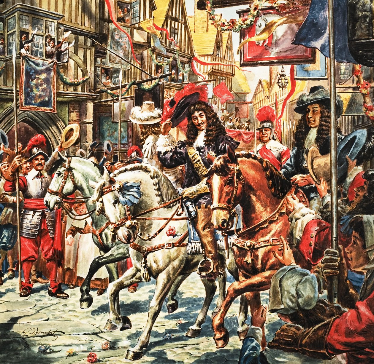 História da nossa capital: A peste em Londres. Carlos II. de C.L. Doughty