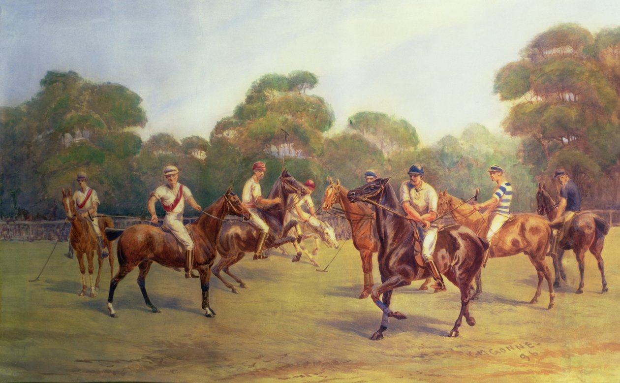 O polo jogo de C.M. Gonne