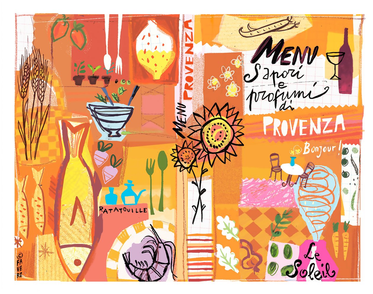 MENU Provence de COSTANZA FAVERO