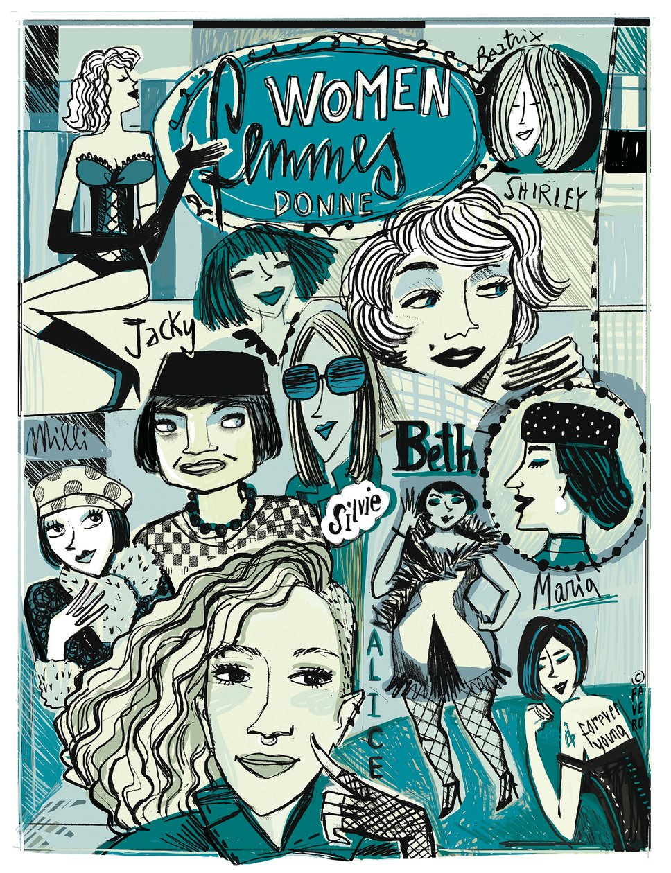 MULHERES,DONNE de COSTANZA FAVERO