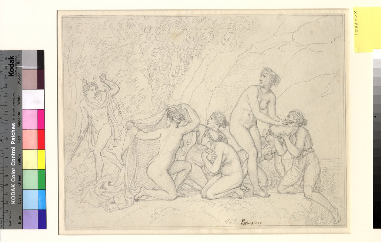 Diana e Acteon. de Christoffer Wilhelm Eckersberg