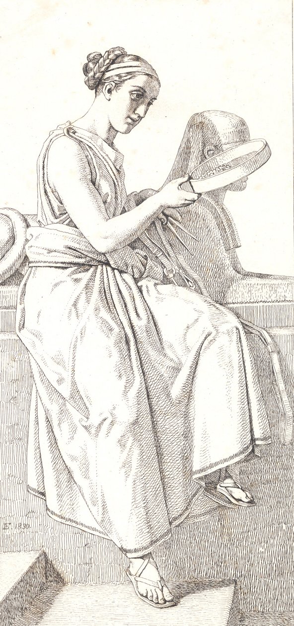 Razão. Figura alegórica de Christoffer Wilhelm Eckersberg