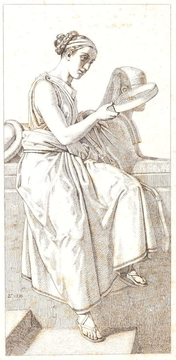 Razão. Figura alegórica de Christoffer Wilhelm Eckersberg