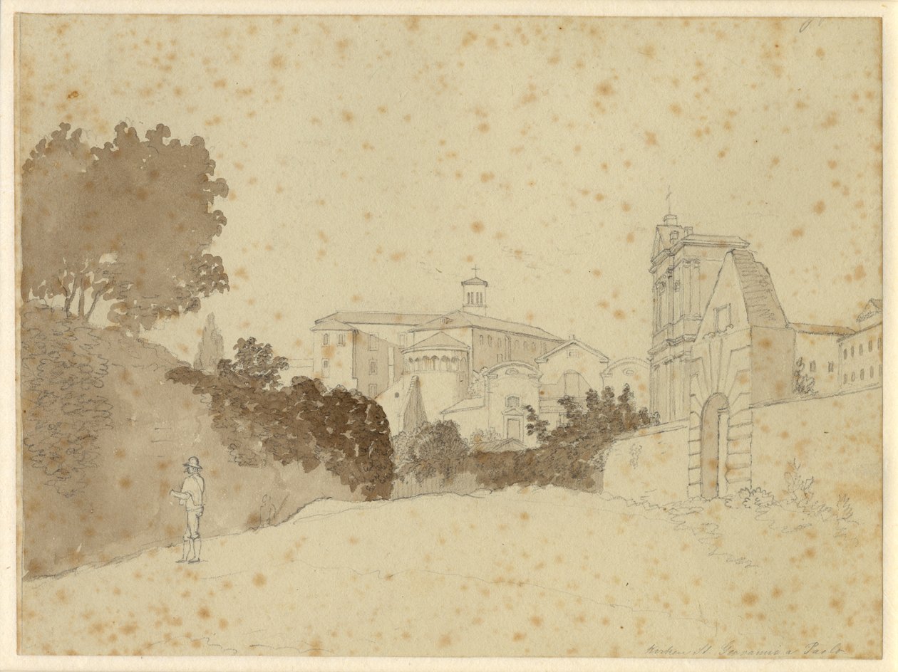 A Igreja de S. Giovanni a Paulo de Christoffer Wilhelm Eckersberg