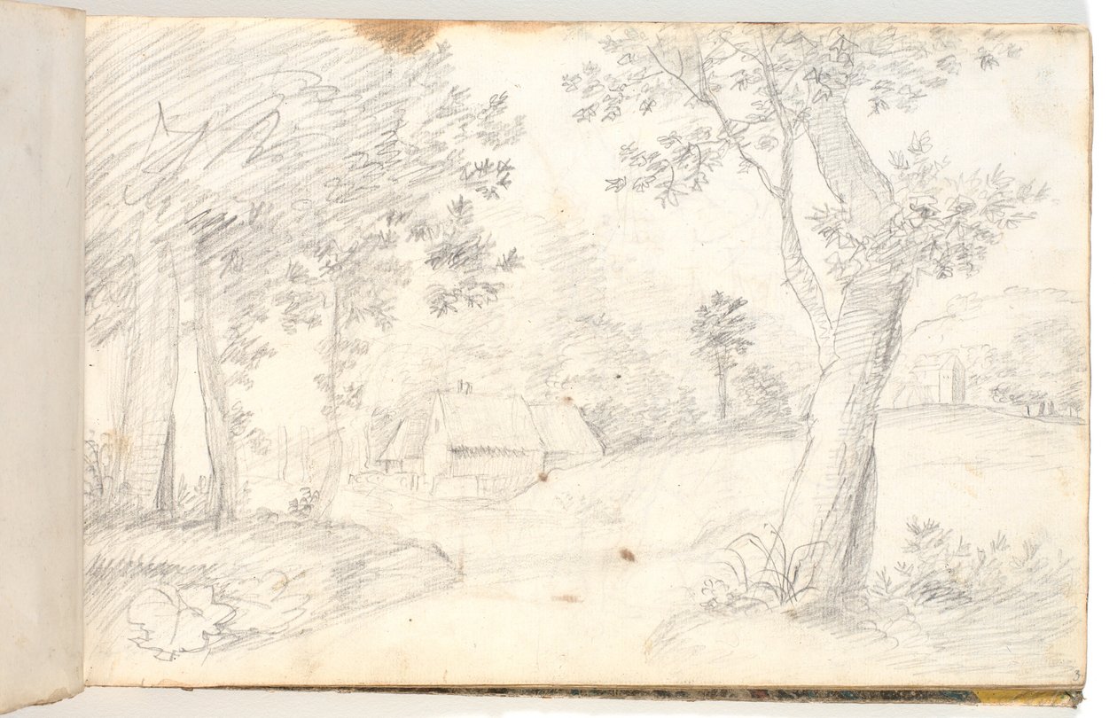 Paisagem, depois de uma editora gráfica? de Christoffer Wilhelm Eckersberg