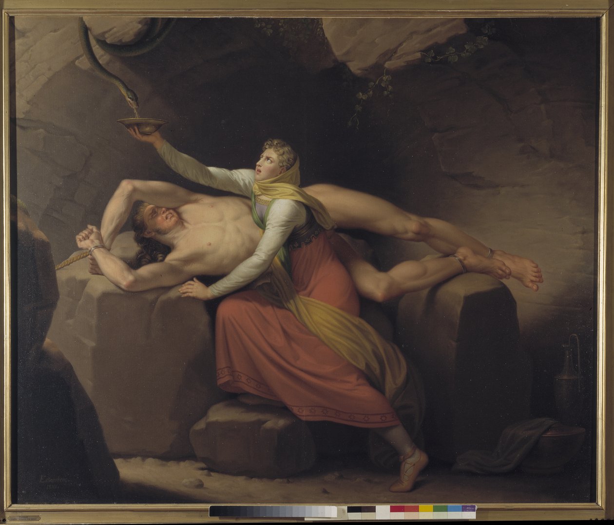 Loki e Sigin de Christoffer Wilhelm Eckersberg