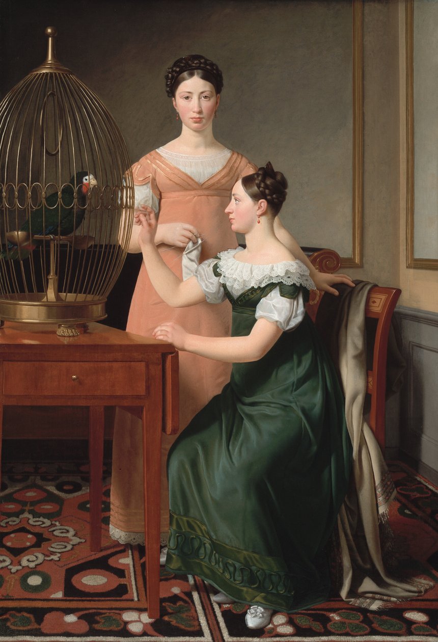 Filhas mais velhas de Mendel Levin Nathanson, Bella e Hanna de Christoffer Wilhelm Eckersberg