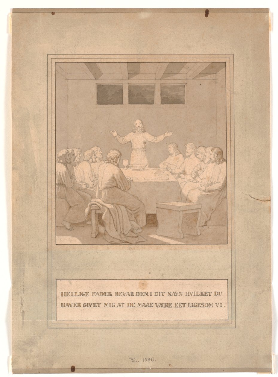 A Ceia de Christoffer Wilhelm Eckersberg