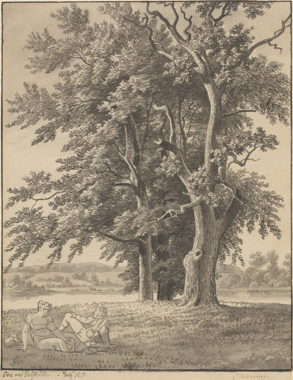A ilha de Valsølille de Christoffer Wilhelm Eckersberg