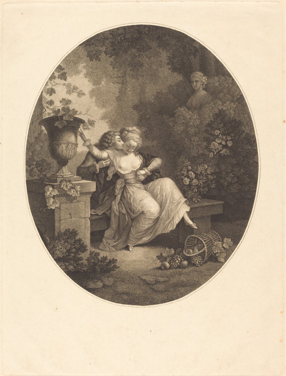 A cesta virada de C. A. L. Buisson after Charles Michel Ange Challe
