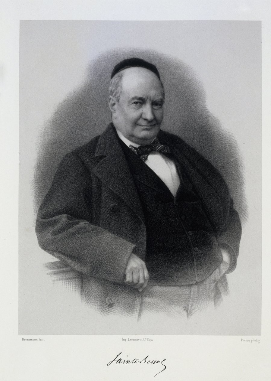 Charles Augustin Sainte-Beuve 1804-1869. de C. Bornemann