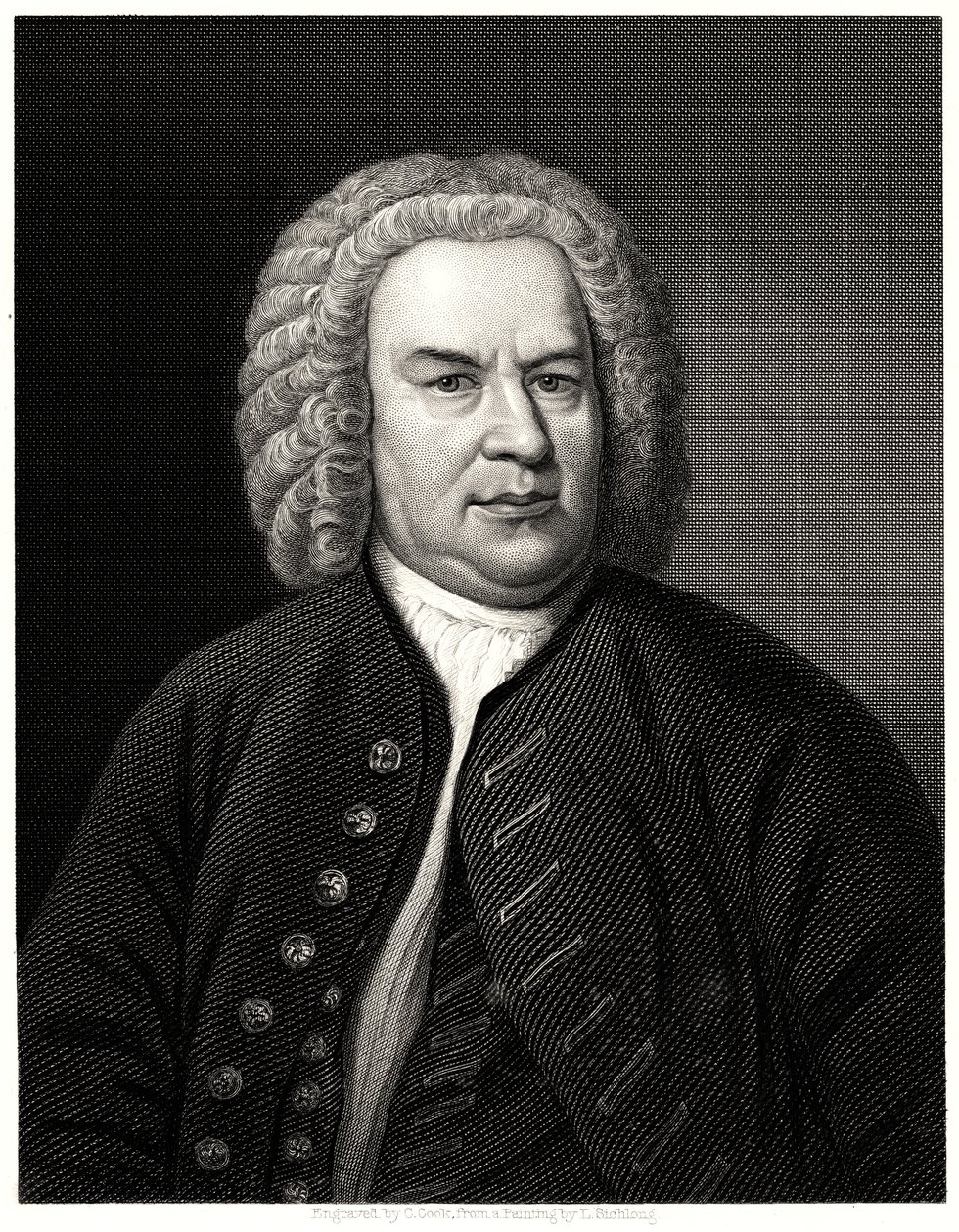 Johann Sebastian Bach, século XIX de C. Cook