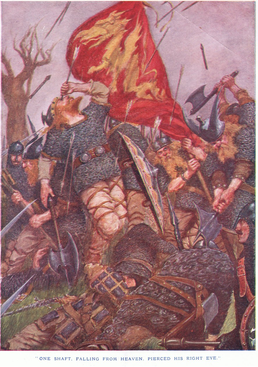 A Batalha de Hastings 1066 de C. Dudley Tennant