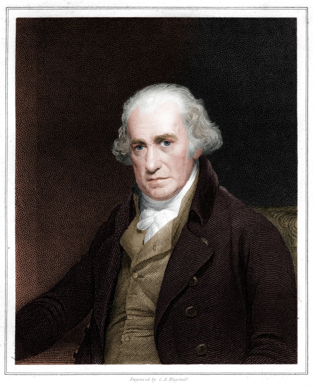 James Watt, engenheiro escocês, 1833 de C. E. Wagstaff
