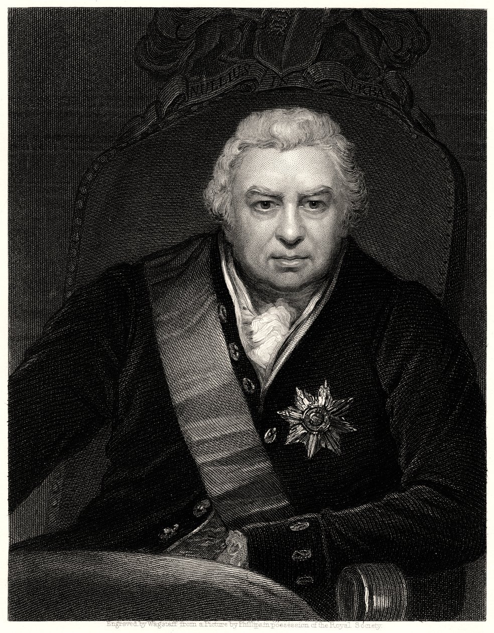Sir J Banks, século XIX de C. E. Wagstaff