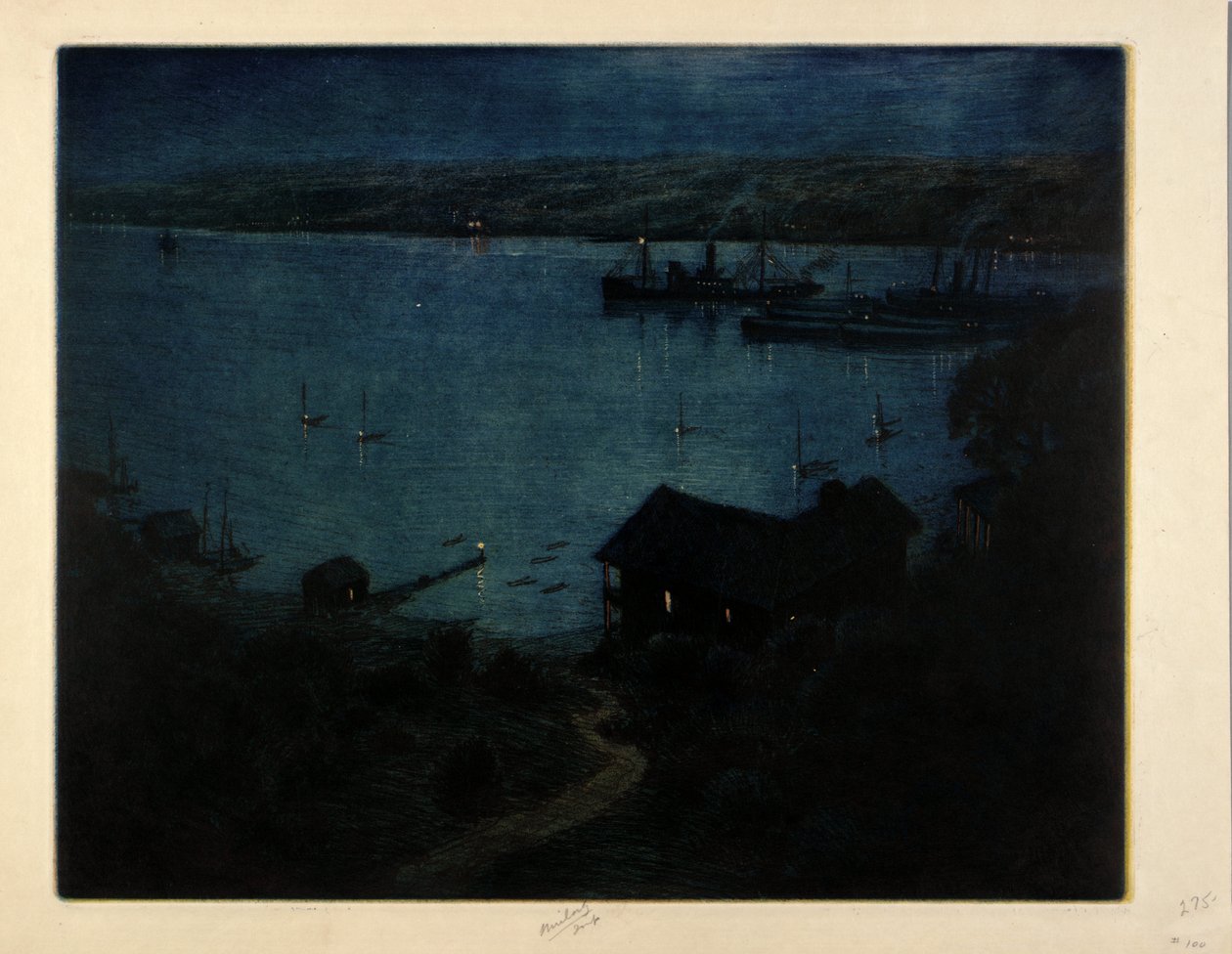 Luar - Rio Hudson de C. F. William Mielatz