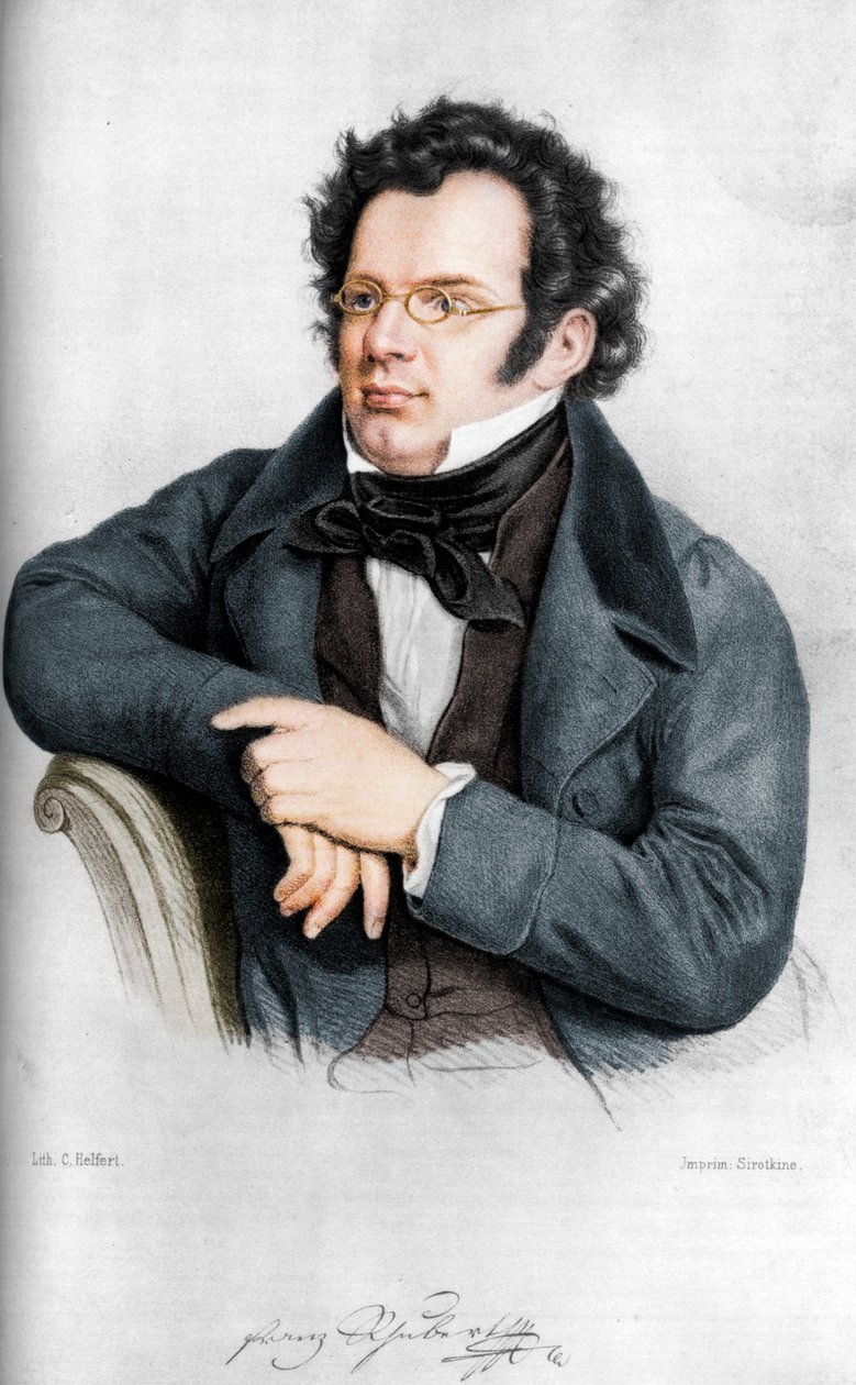 Franz Peter Schubert 1797-1828, compositor austríaco de C Helfert