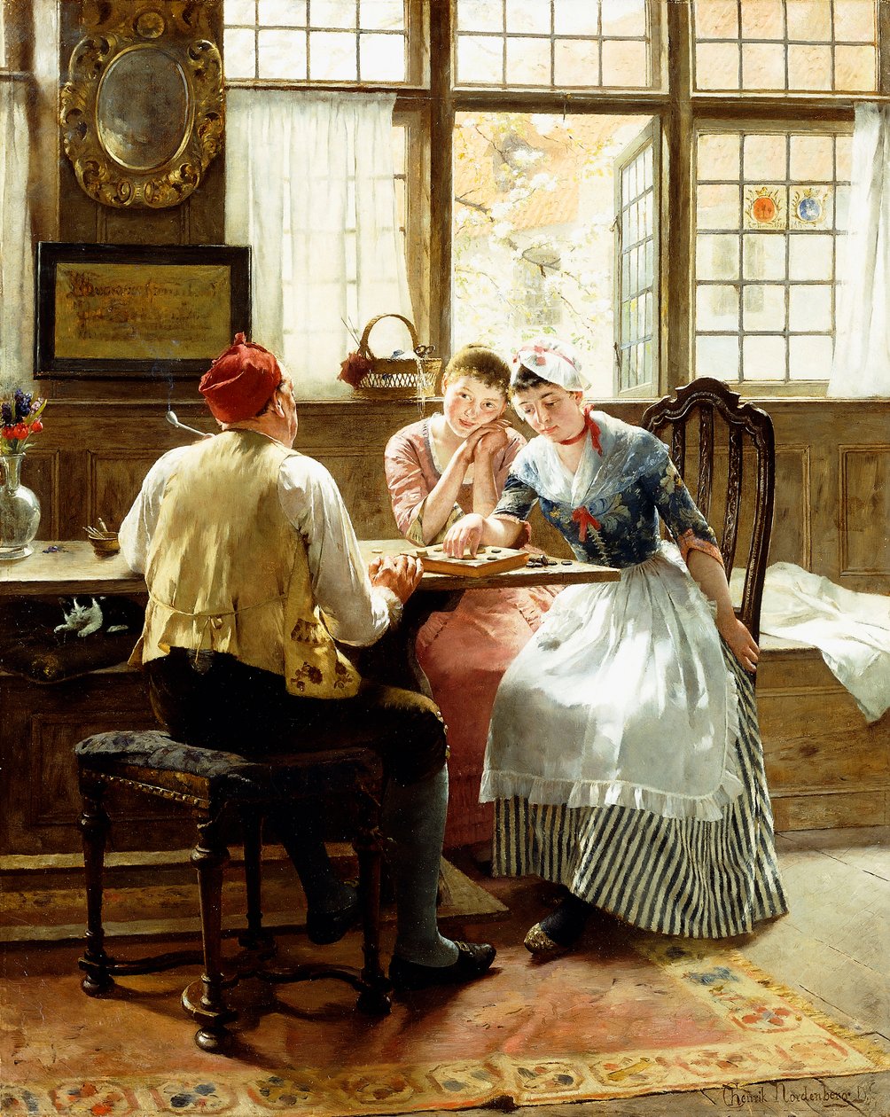 O jogo de damas, de C. Hendrick Nordenberg
